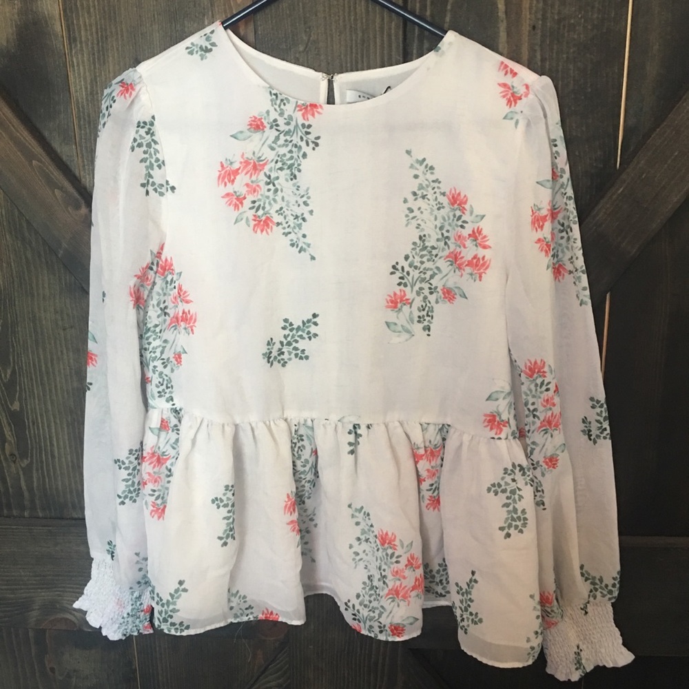 Floral Long sleeve blouse
